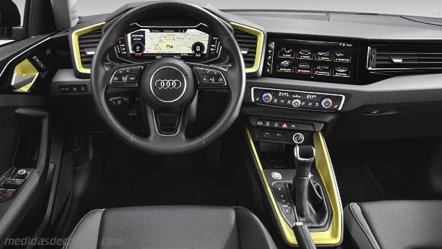 Detalle interior del Audi A1 Sportback