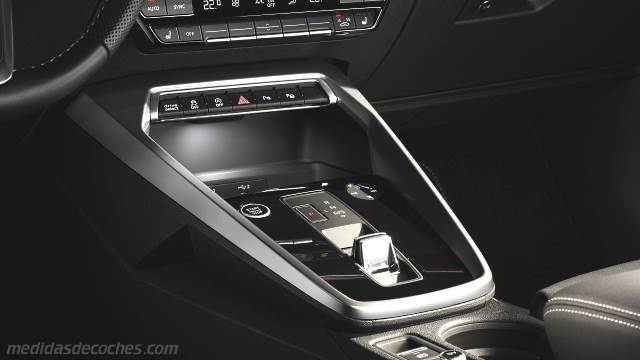 Detalle interior del Audi A3 Sedan