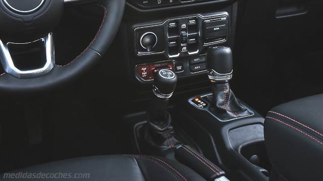 Detalle interior del Jeep Wrangler Unlimited