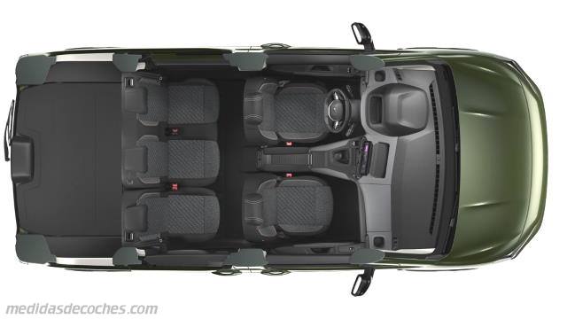 Detalle interior del Peugeot Rifter