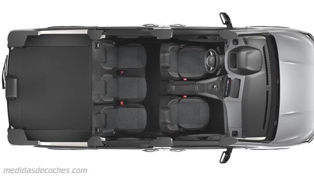 Detalle interior del Peugeot Rifter Larga