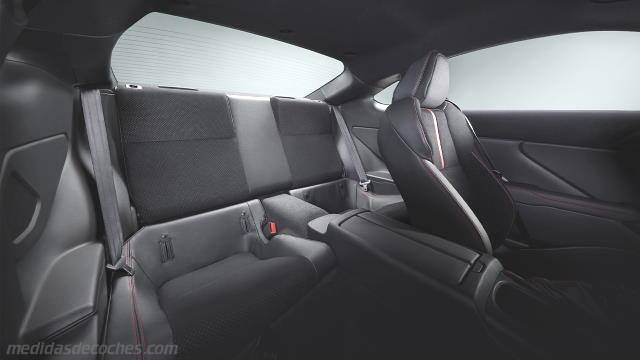 Detalle interior del Subaru BRZ