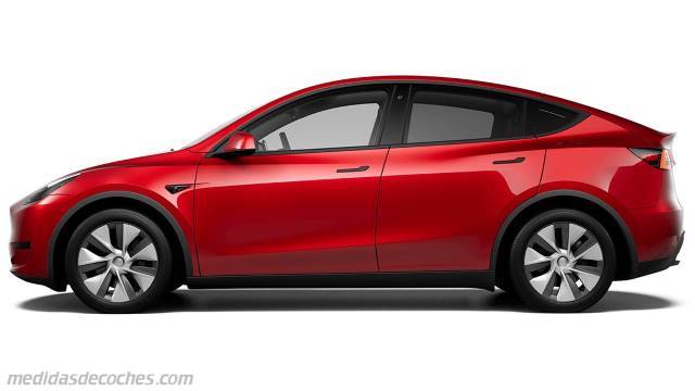 Detalle exterior del Tesla Model Y