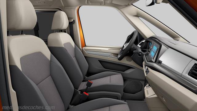 Detalle interior del Volkswagen Multivan Corta
