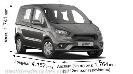 Medidas Ford Tourneo Courier 2018