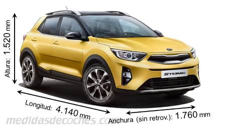 Medidas Kia Stonic 2018