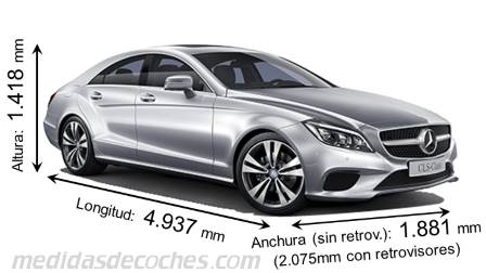Medidas Mercedes-Benz CLS Coupé 2015