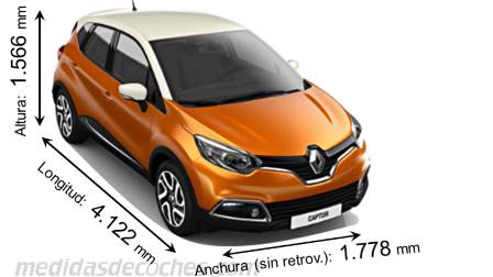 Medidas Renault Captur 2013