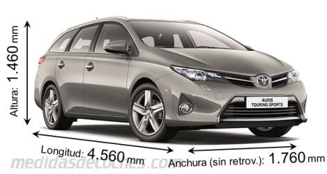 Medidas Toyota Auris Touring Sports 2013