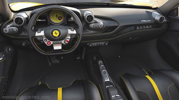 Medidas de Ferrari F8 Spider