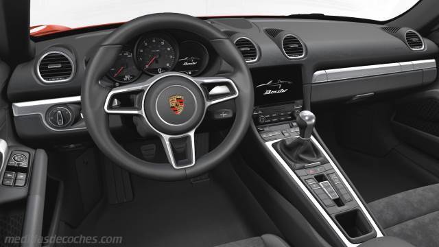 Medidas de Porsche 718 Boxster