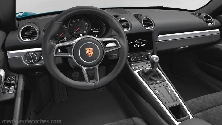 Medidas de Porsche 718 Cayman