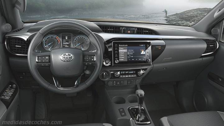 Medidas de Nuevo Toyota Hilux 2Cab 2021