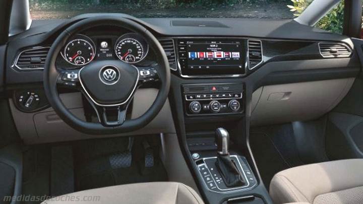 Medidas de Volkswagen Golf Sportsvan