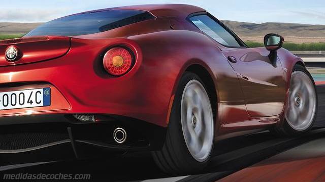 Exterior del Alfa-Romeo 4C