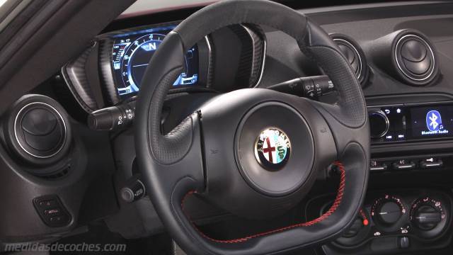 Detalle exterior del Alfa-Romeo 4C
