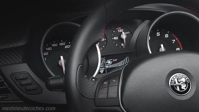 Detalle interior del Alfa-Romeo Giulietta