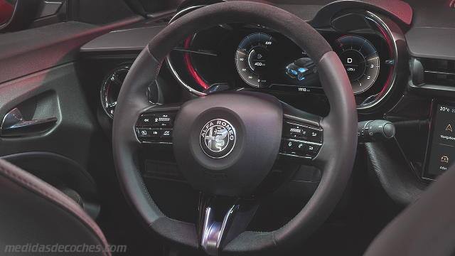 Detalle interior del Alfa-Romeo Junior