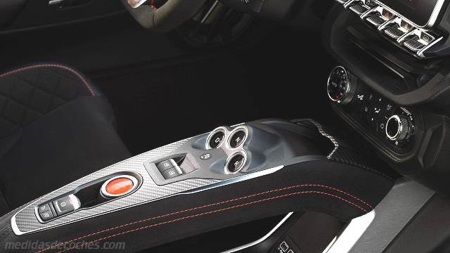 Detalle interior del Alpine A110