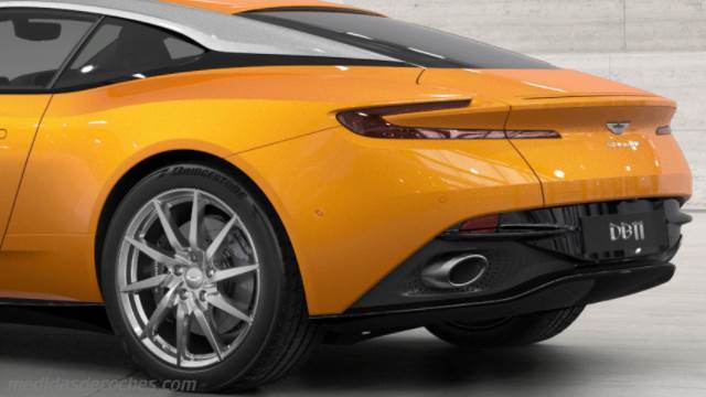 Detalle exterior del Aston-Martin DB11