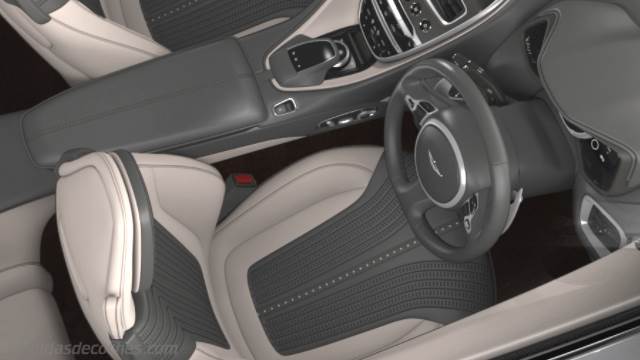 Detalle interior del Aston-Martin DB11