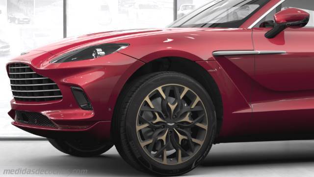 Detalle exterior del Aston-Martin DBX