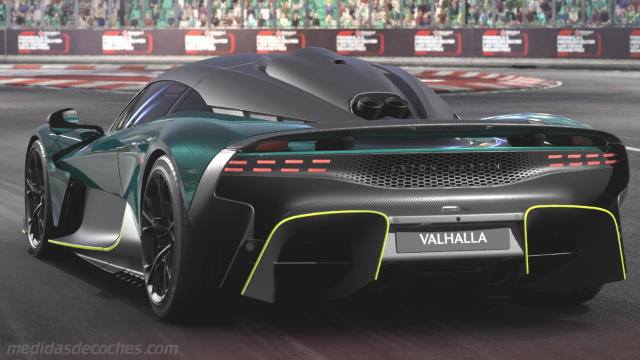 Exterior del Aston-Martin Valhalla