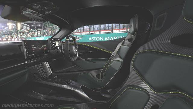 Detalle interior del Aston-Martin Valhalla