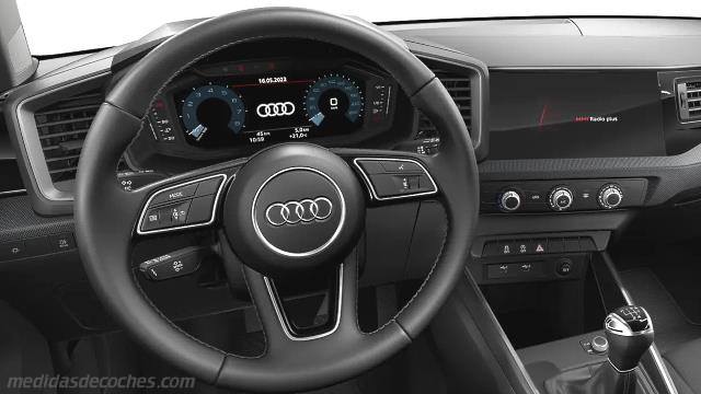 Detalle interior del Audi A1 allstreet