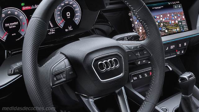 Detalle interior del Audi A3 Sportback