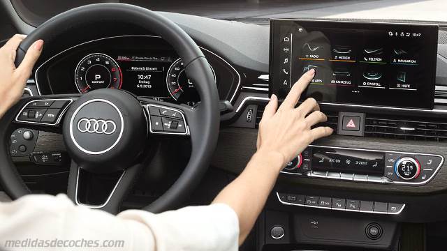 Detalle interior del Audi A5 Cabrio