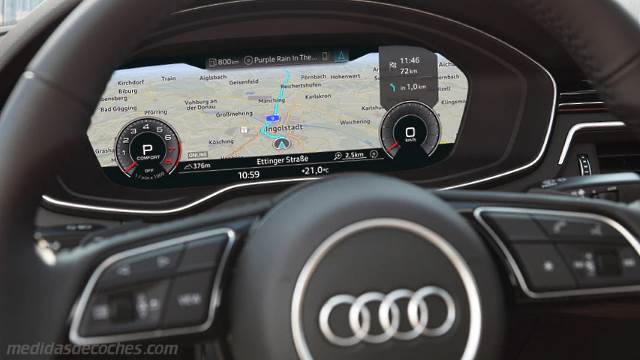 Detalle interior del Audi A5 Coupé