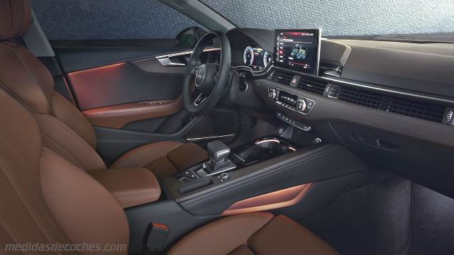 Detalle interior del Audi A5 Sportback
