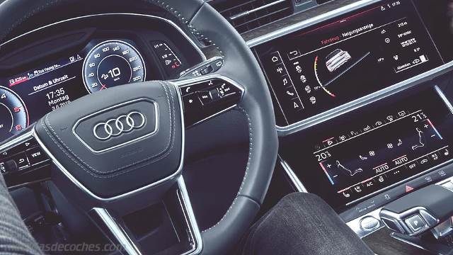 Detalle interior del Audi A6 allroad quattro