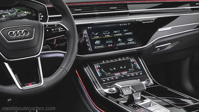 Detalle interior del Audi A8