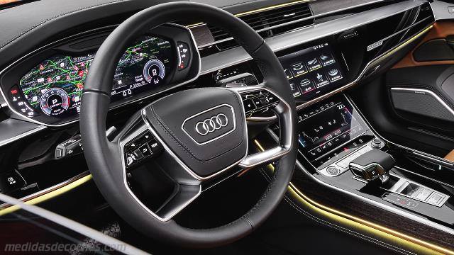 Detalle interior del Audi A8 L