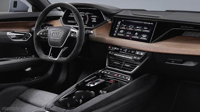 Detalle interior del Audi e-tron GT