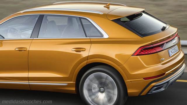 Detalle exterior del Audi Q8