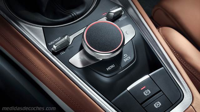 Detalle interior del Audi TT Coupé