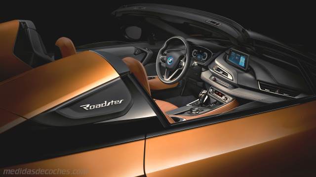Detalle interior del BMW i8 Roadster