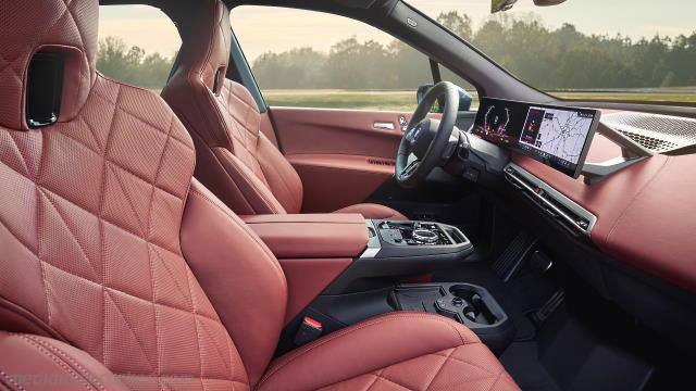 Detalle interior del BMW iX