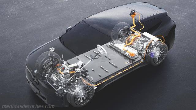 Detalle interior del BMW iX3