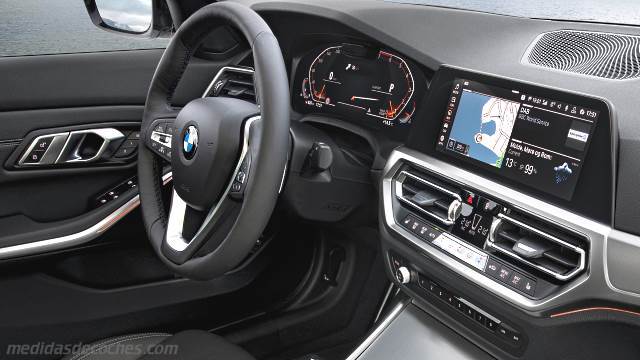 Detalle interior del BMW Serie 3 Berlina