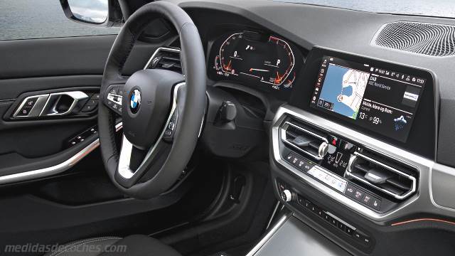 Detalle interior del BMW Serie 3 Berlina