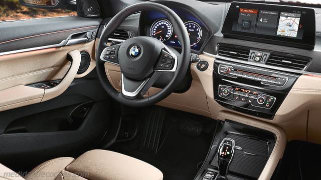 Detalle interior del BMW X1