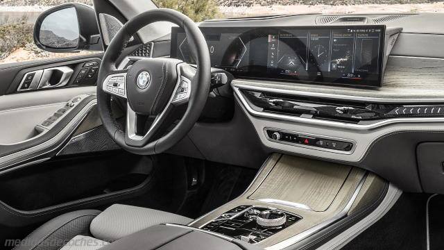 Detalle interior del BMW X7