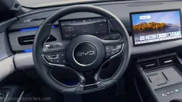 Detalle interior del BYD Seal 6