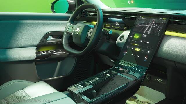Detalle interior del Citroen C5 Aircross