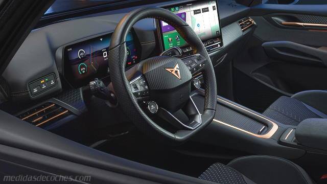 Detalle interior del CUPRA Born