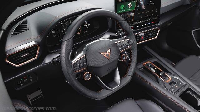 Detalle interior del CUPRA Formentor